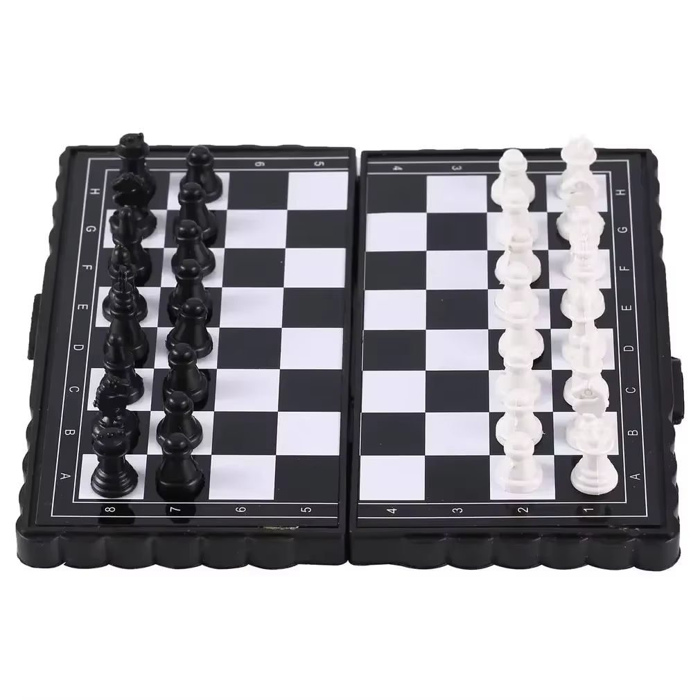 Kids Outdoor Set - 1Pc Mini Magnetic Chess Set Folding