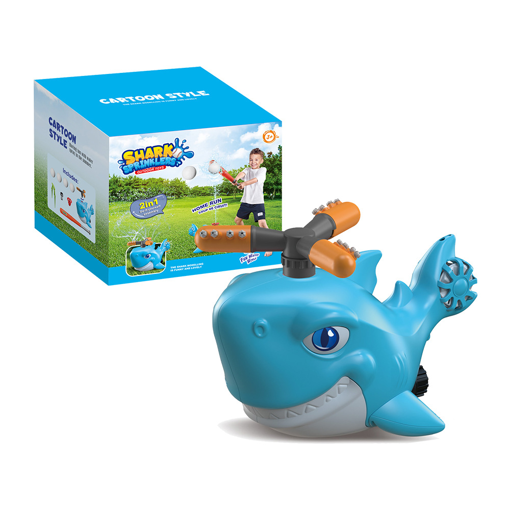 Cartoon Shark Sprinkler Outdoo - Kids Outdoor Yard Tools review and price