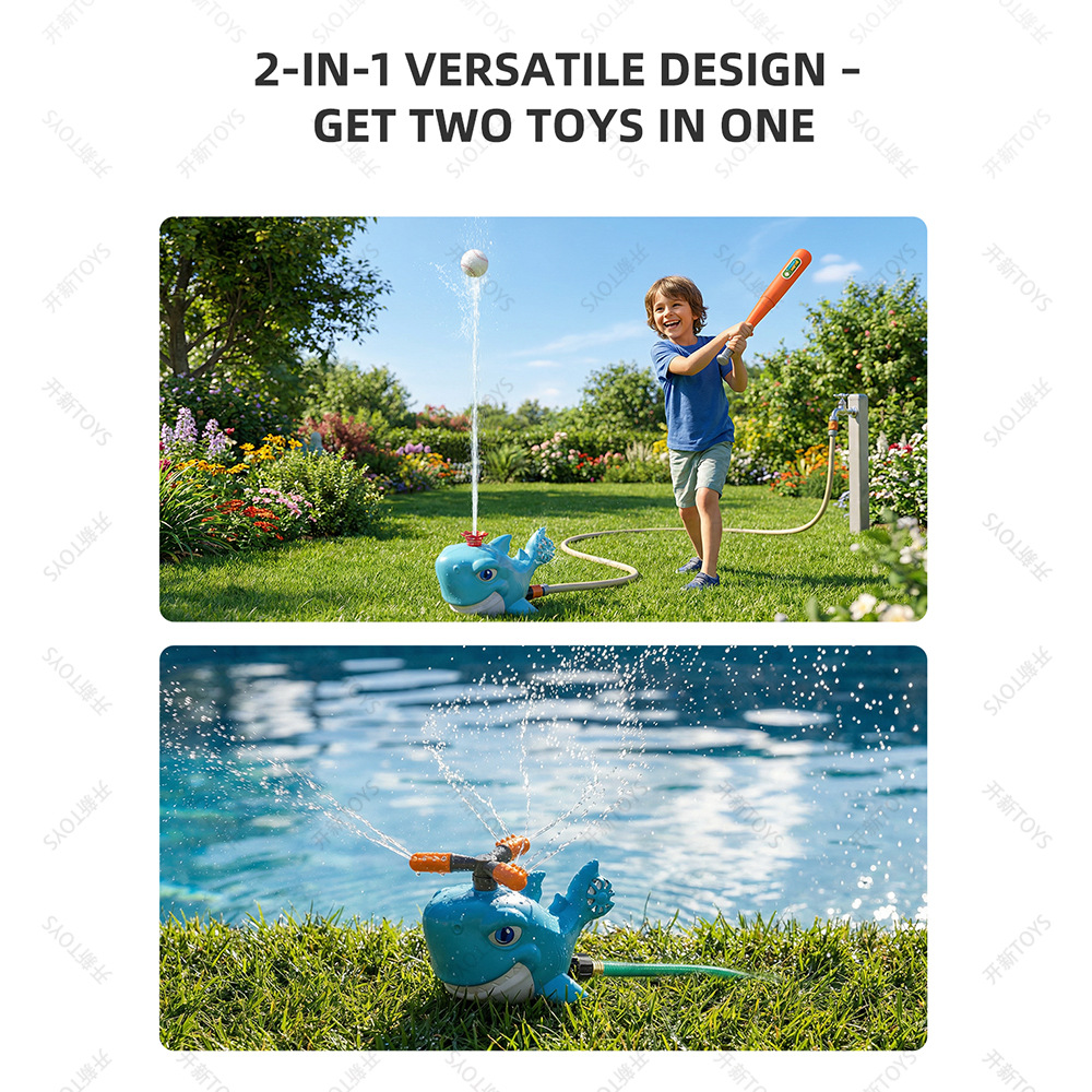 Cartoon Shark Sprinkler Outdoo - Kids Outdoor Yard Tools review and price