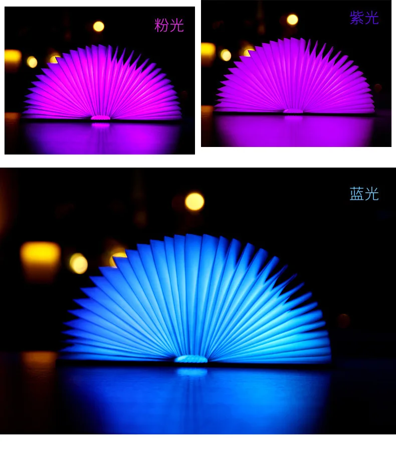 3D Folding Creative LED Night  - Kids Outdoor Wooden Table review and price