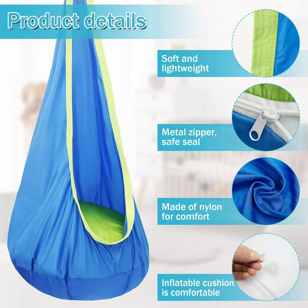 Kids Pod Swing Seat Nylon Hang - Kids Outdoor Seating review and price