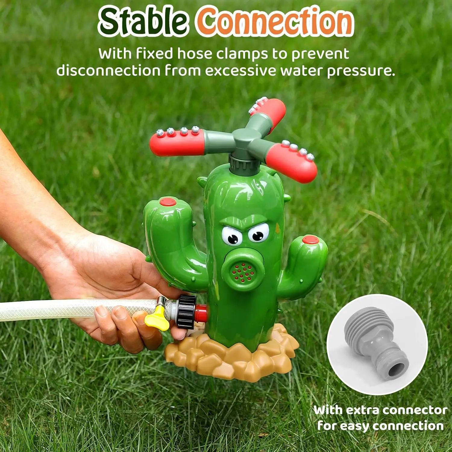 Cactus Cartoon Sprinkler Outdo - Kids Outdoor Yard Tools review and price