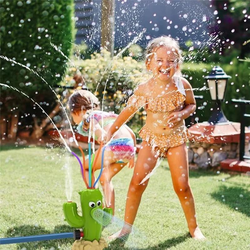 Cactus Cartoon Sprinkler Outdo - Kids Outdoor Yard Tools review and price