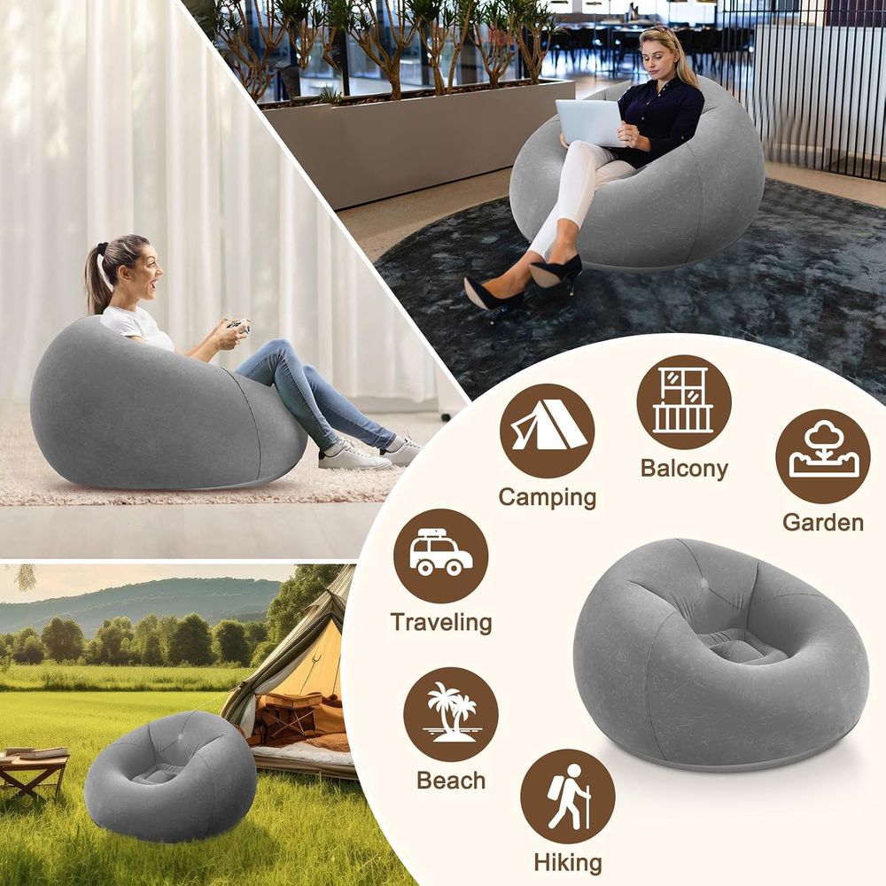 Inflatable Bean Bag Chairs, Gr - Kids Outdoor Seating review and price