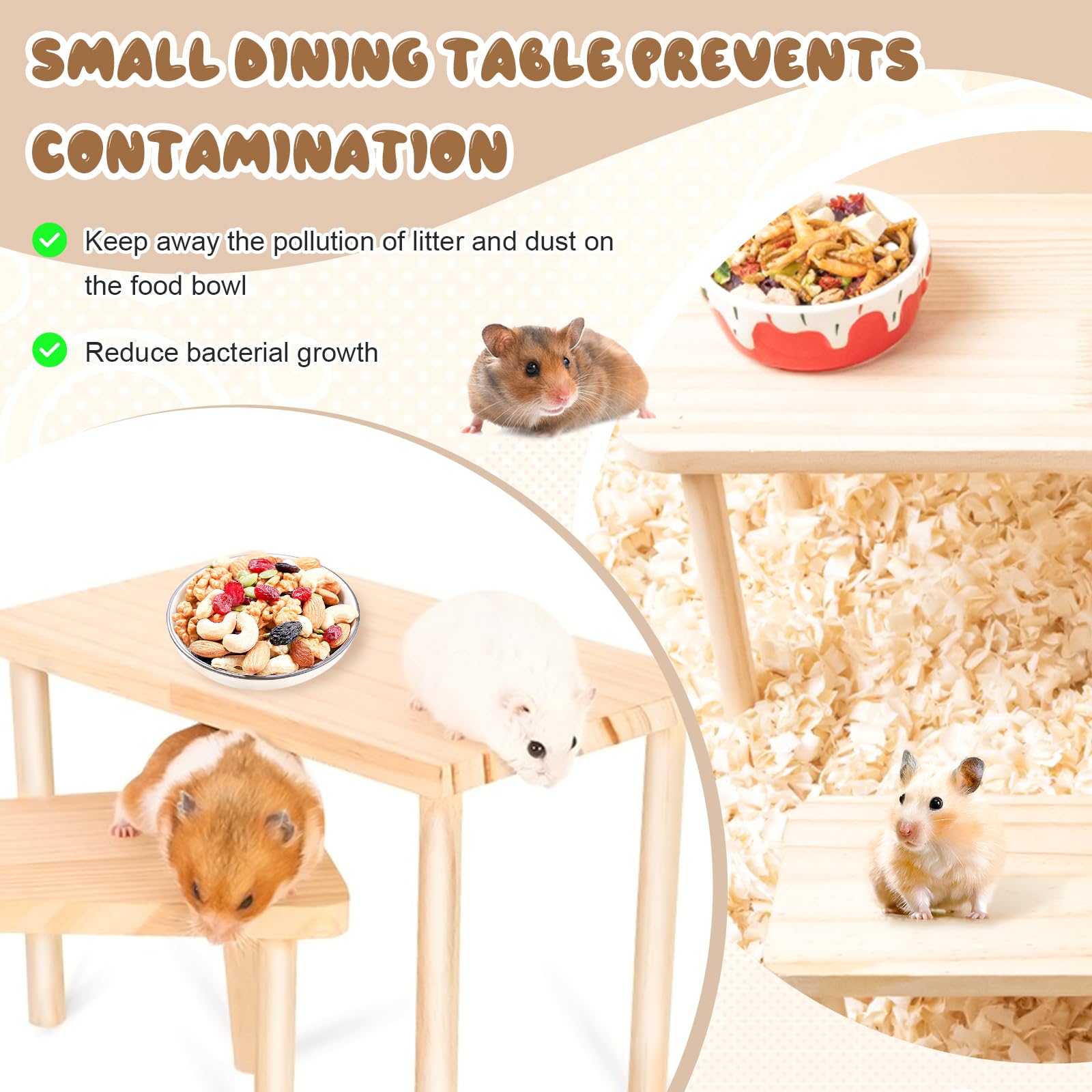Wooden Hamster Play Table Plat - Kids Outdoor Wooden Table review and price