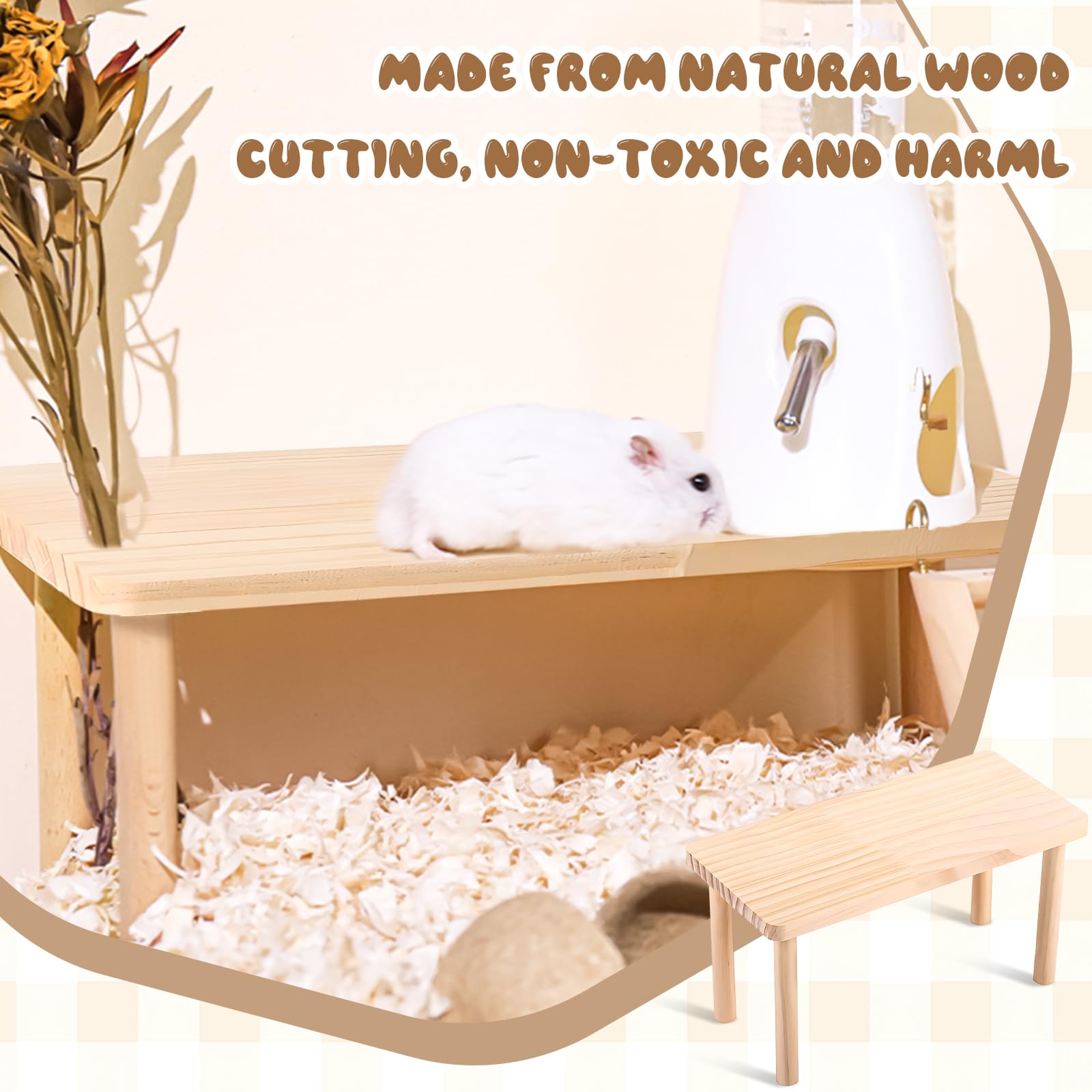 Wooden Hamster Play Table Plat - Kids Outdoor Wooden Table review and price