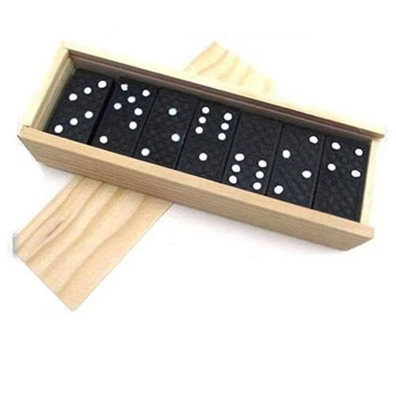 28pcs/Set Wooden Domino Board  - Kids Outdoor Wooden Table review and price