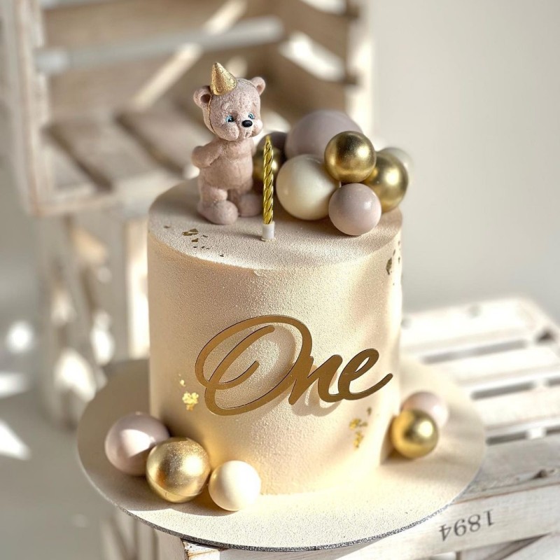 Acrylic Gold Letter One Cake T - Kids Outdoor Merry Go Round review and price