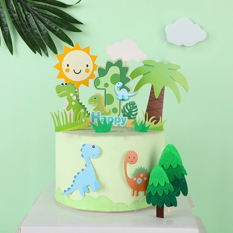 Dinosaur Palm Leaves Cake Topp - Kids Outdoor Merry Go Round review and price