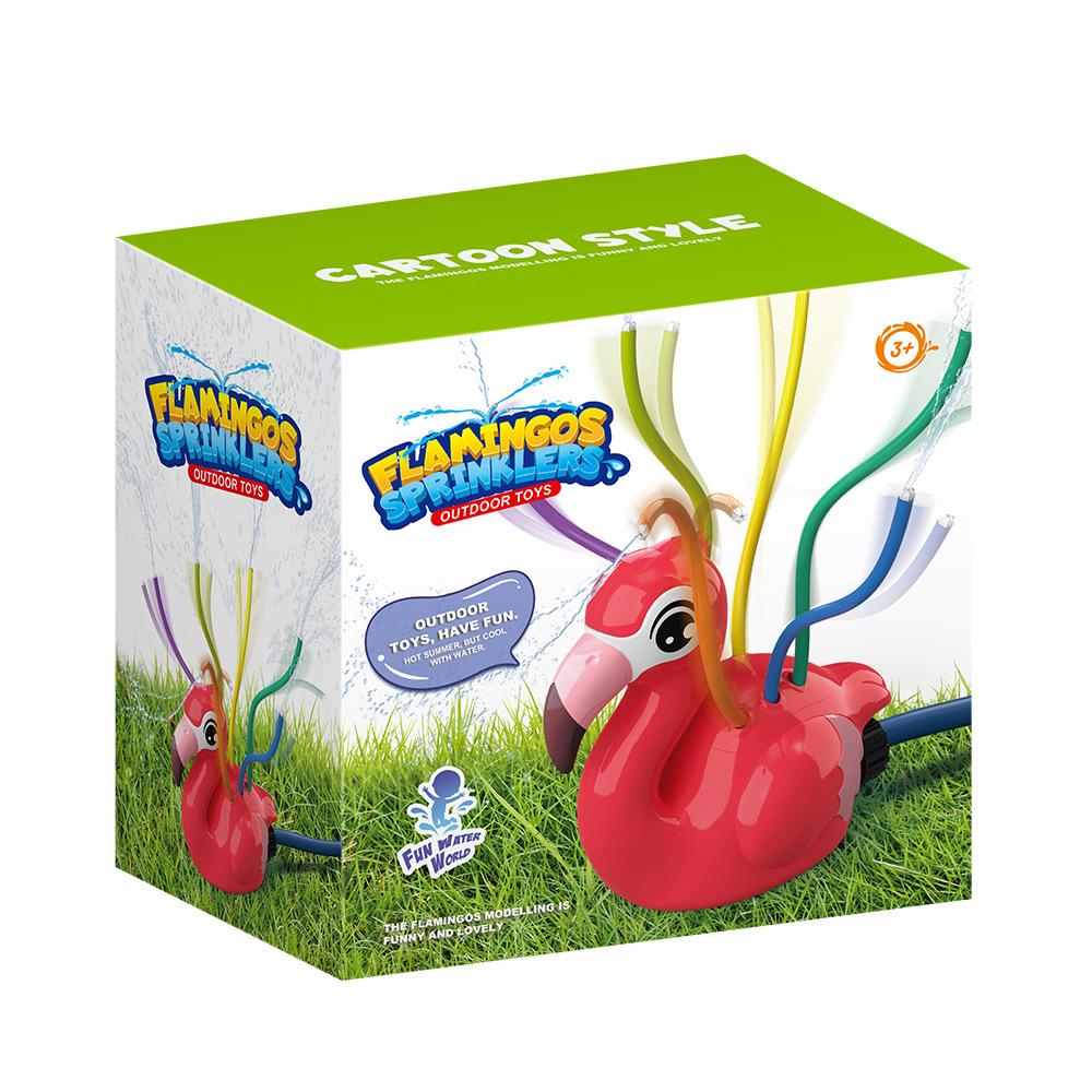 Flamingo Cartoon Sprinkler Sum - Kids Outdoor Yard Tools review and price