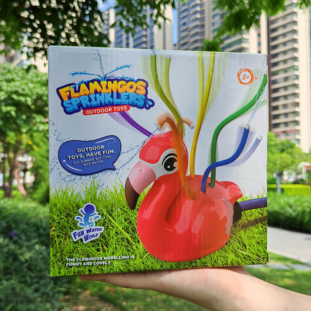 Flamingo Cartoon Sprinkler Sum - Kids Outdoor Yard Tools review and price