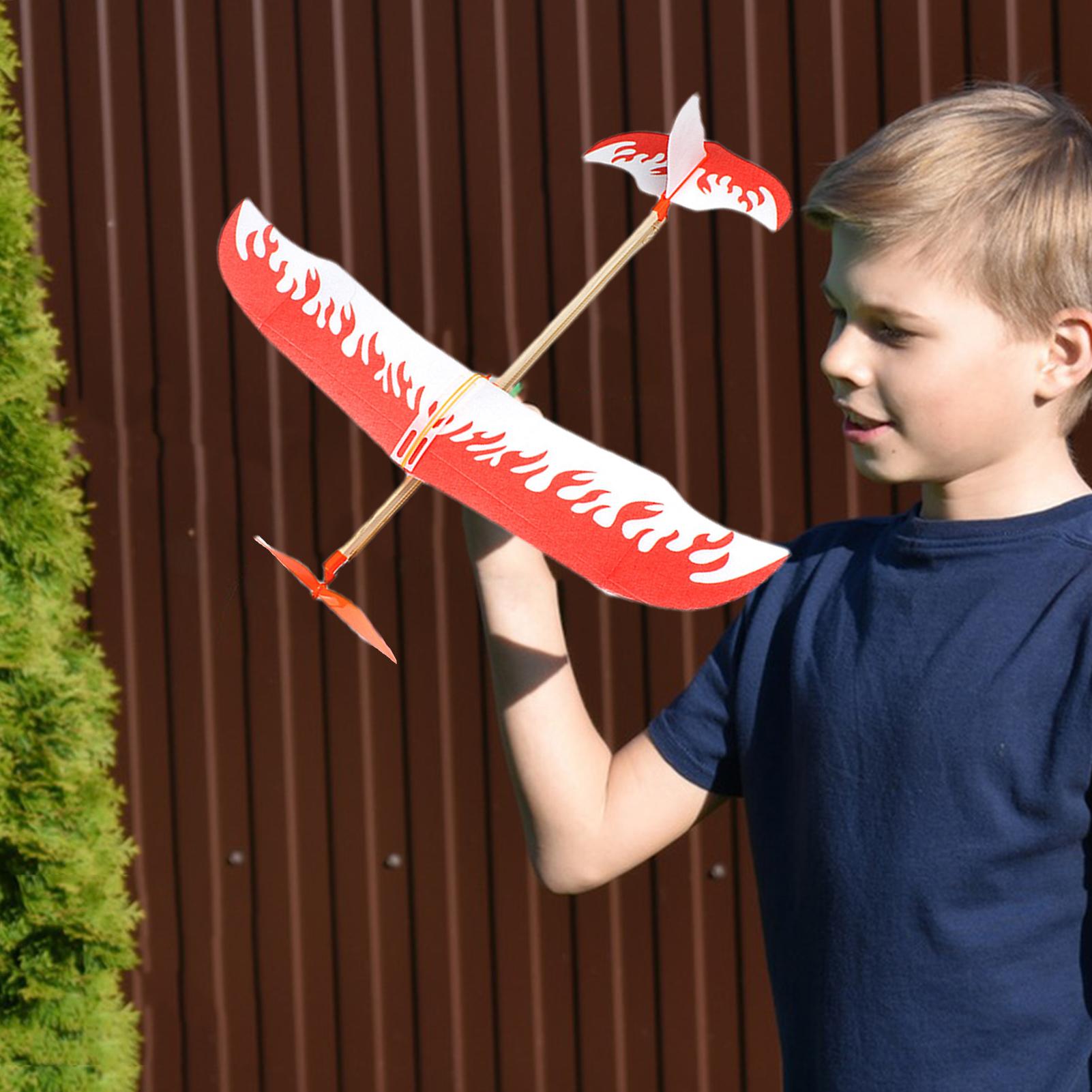 Rubber Band Airplanes Powered  - Kids Outdoor Activity Toys review and price