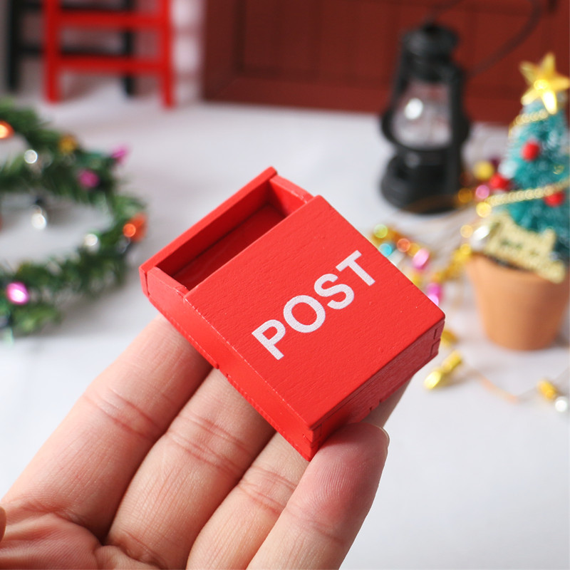 5Pc 1:12 Dollhouse red POST wo - Kids Outdoor Doll House review and price