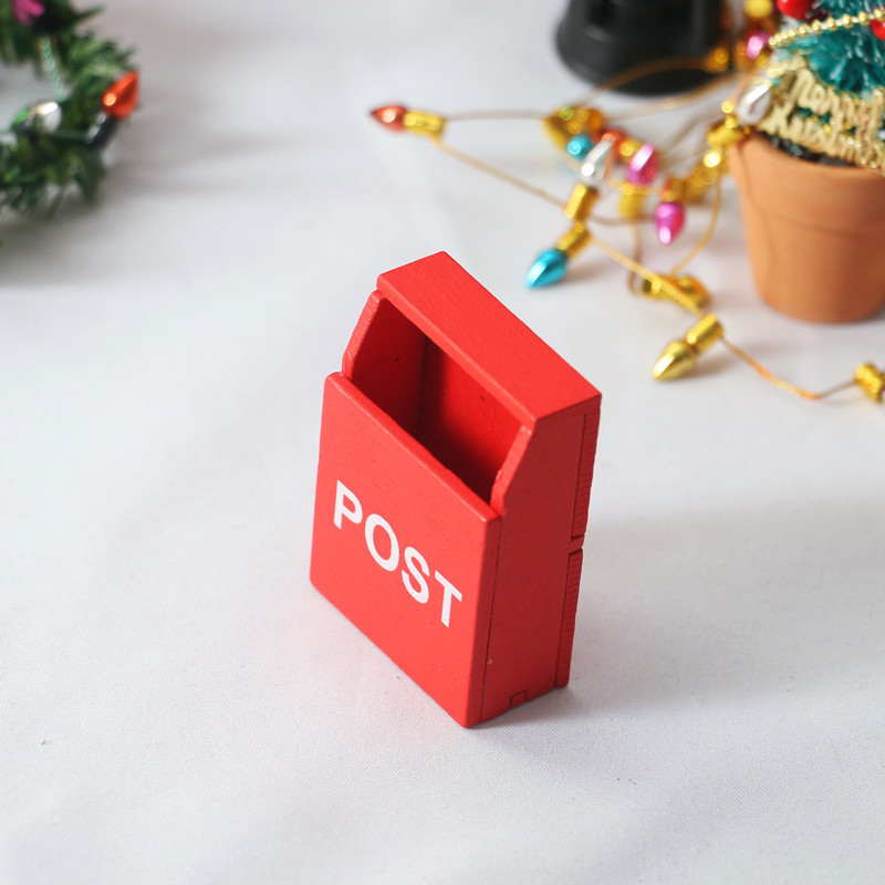 5Pc 1:12 Dollhouse red POST wo - Kids Outdoor Doll House review and price