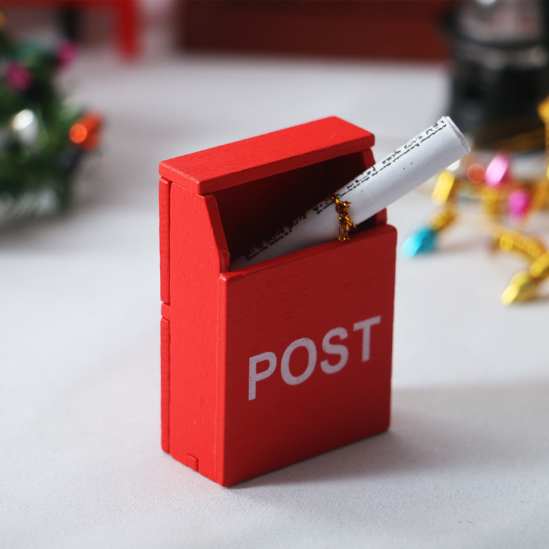 5Pc 1:12 Dollhouse red POST wo - Kids Outdoor Doll House review and price