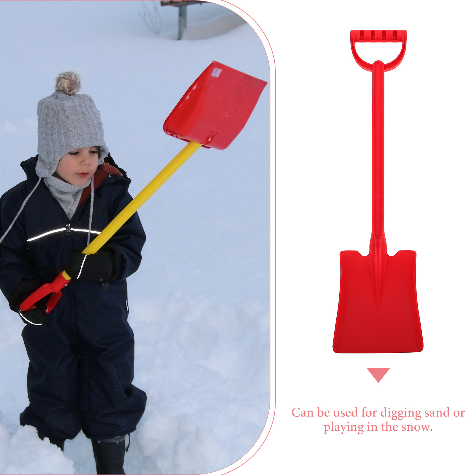 Kids Red Plastic Beach Sand Sh - Kids Outdoor Yard Tools review and price