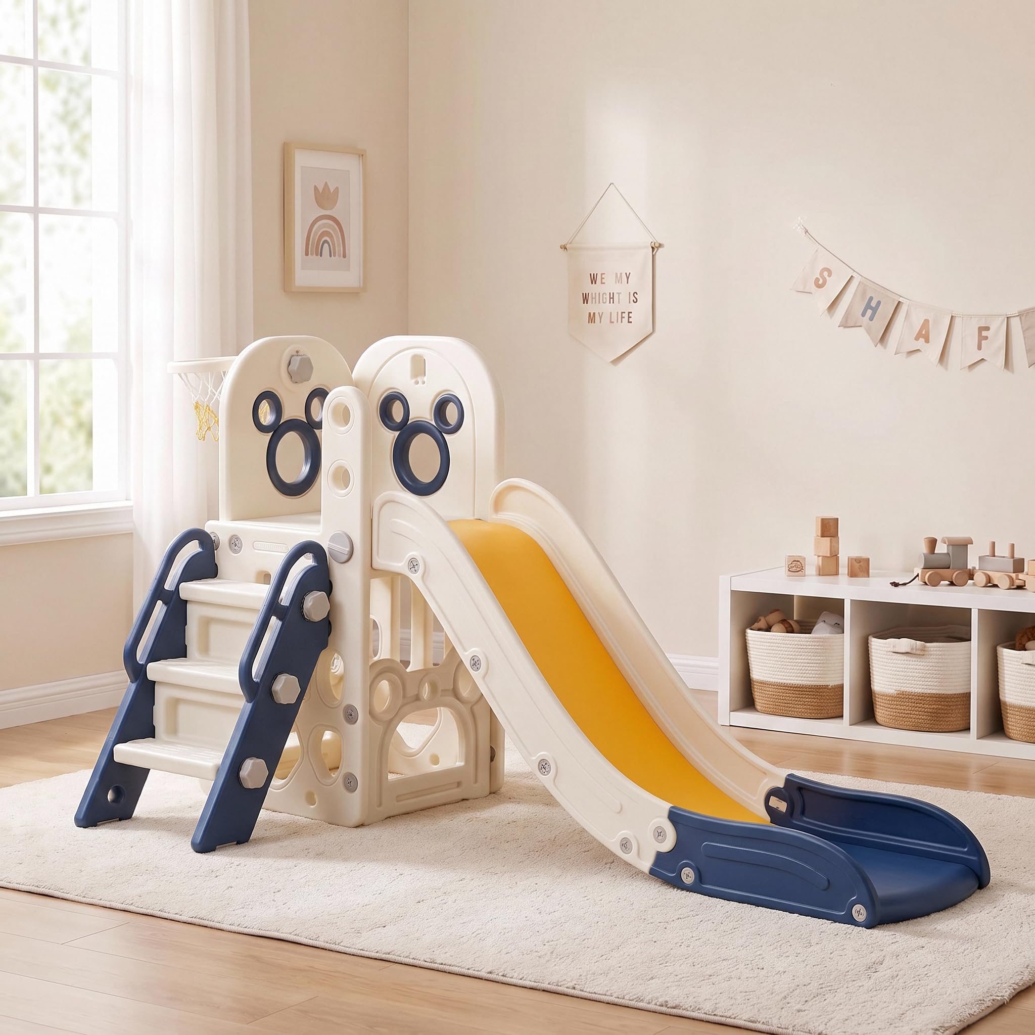 6 in 1 Toddler Slide Playset,  - Kids Outdoor Climber review and price