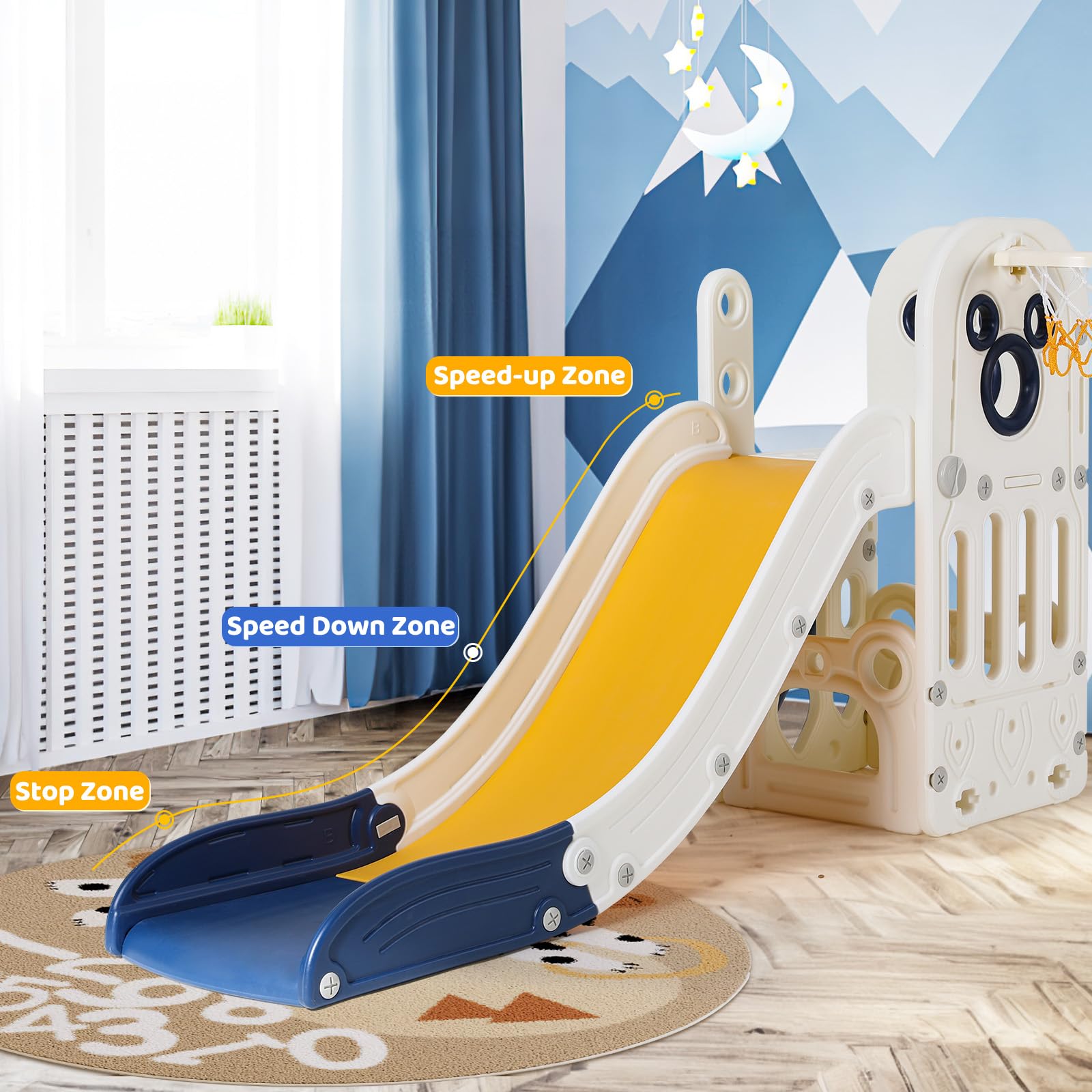 6 in 1 Toddler Slide Playset,  - Kids Outdoor Climber review and price
