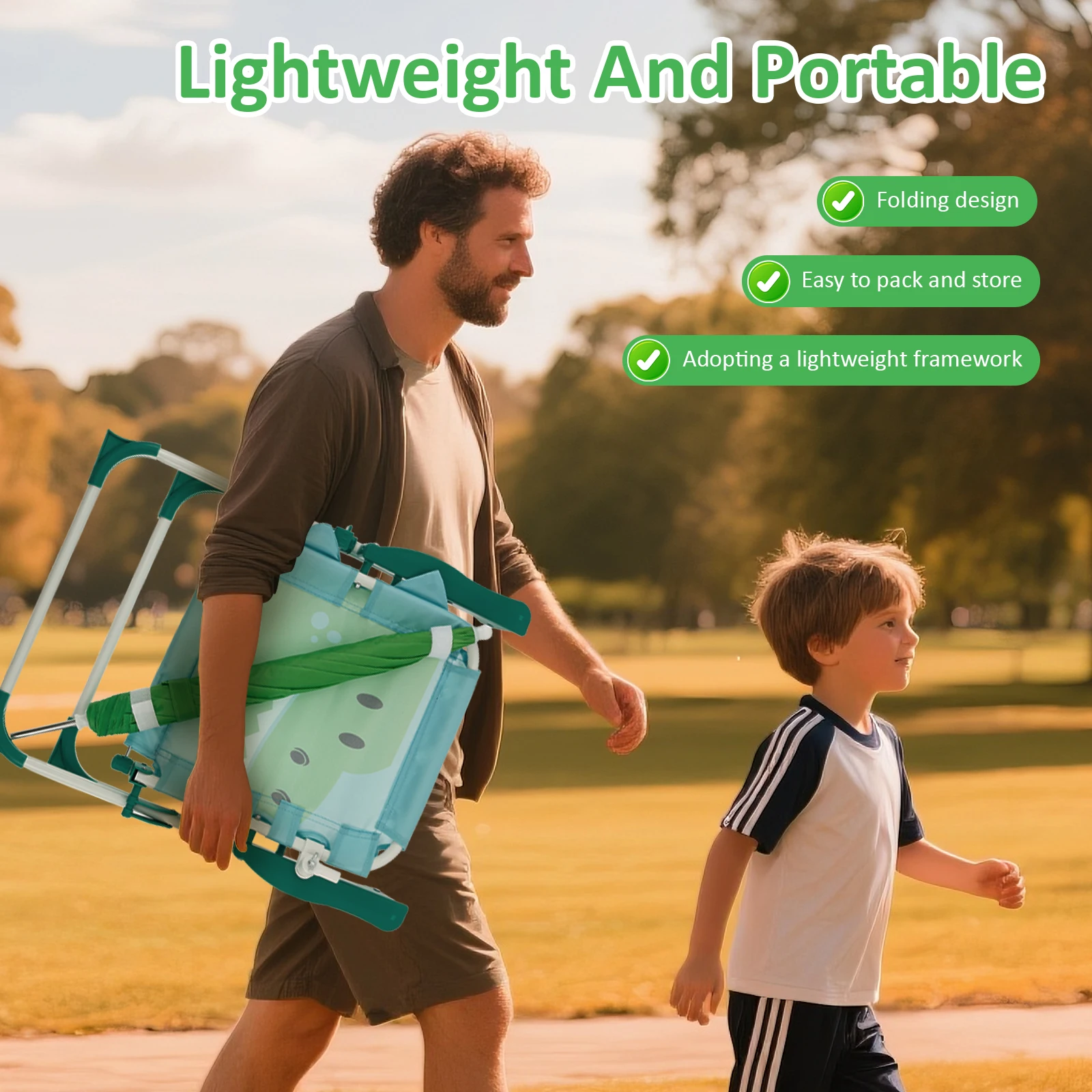 Kids Folding Beach Chair With  - Kids Outdoor Lounge Chair review and price