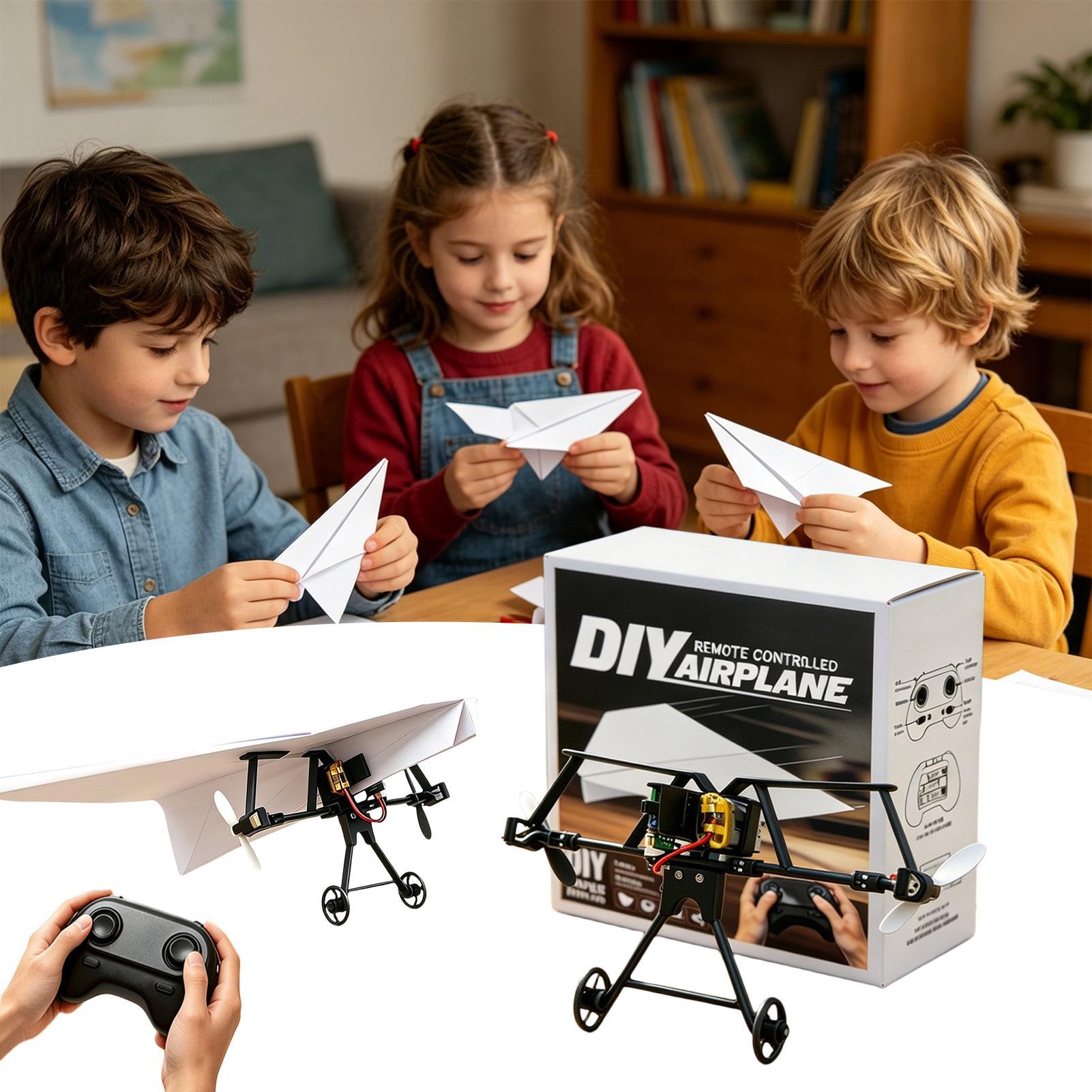 DIY RC Paper Airplane Kit Plan - Kids Outdoor Set review and price