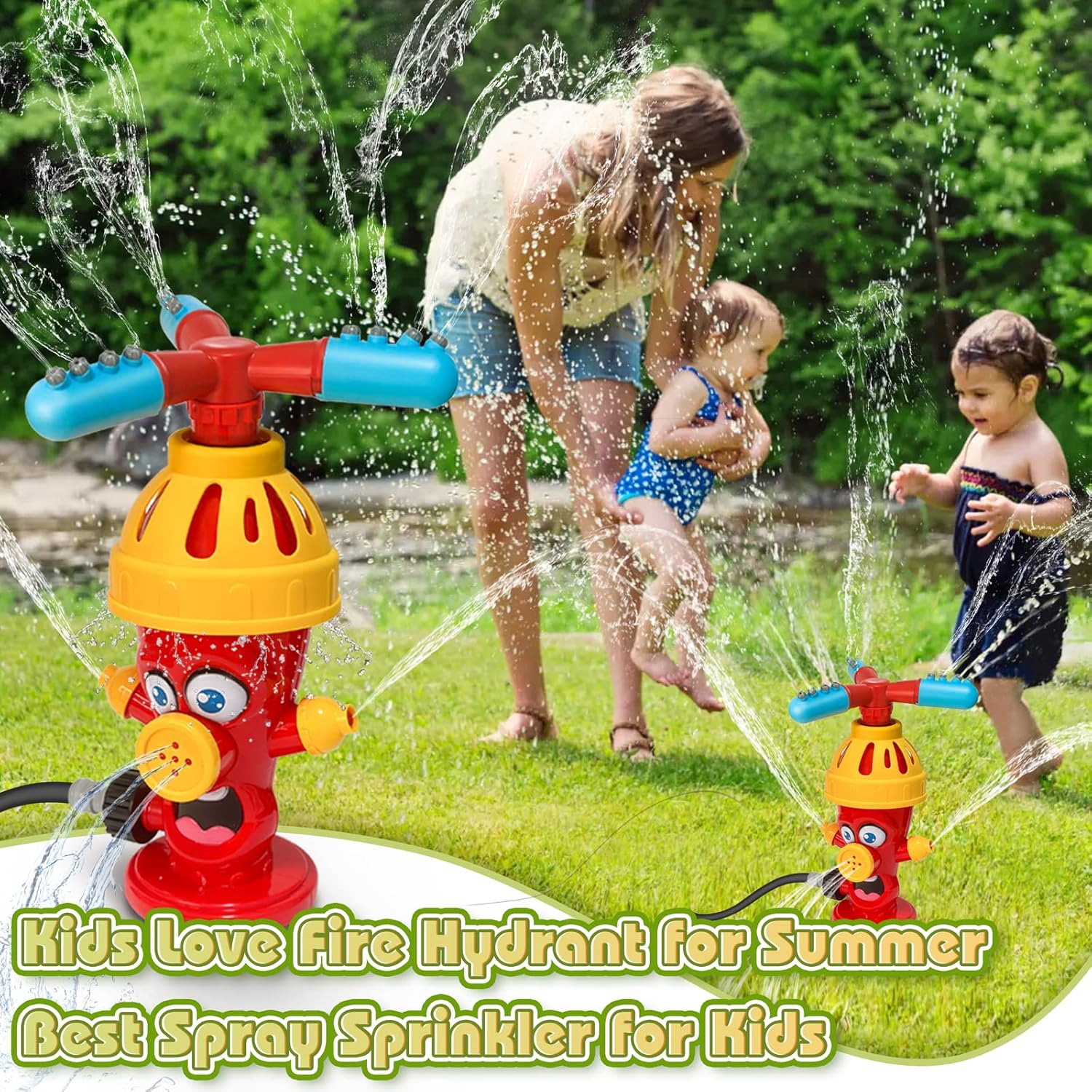 Hydrant Sprinkle Water Spray T - Kids Outdoor Yard Tools review and price
