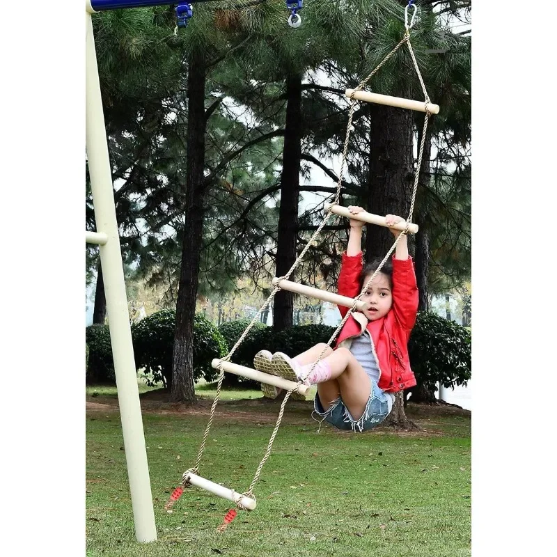 Children Climbing Rope Ladder  - Kids Outdoor Climber review and price
