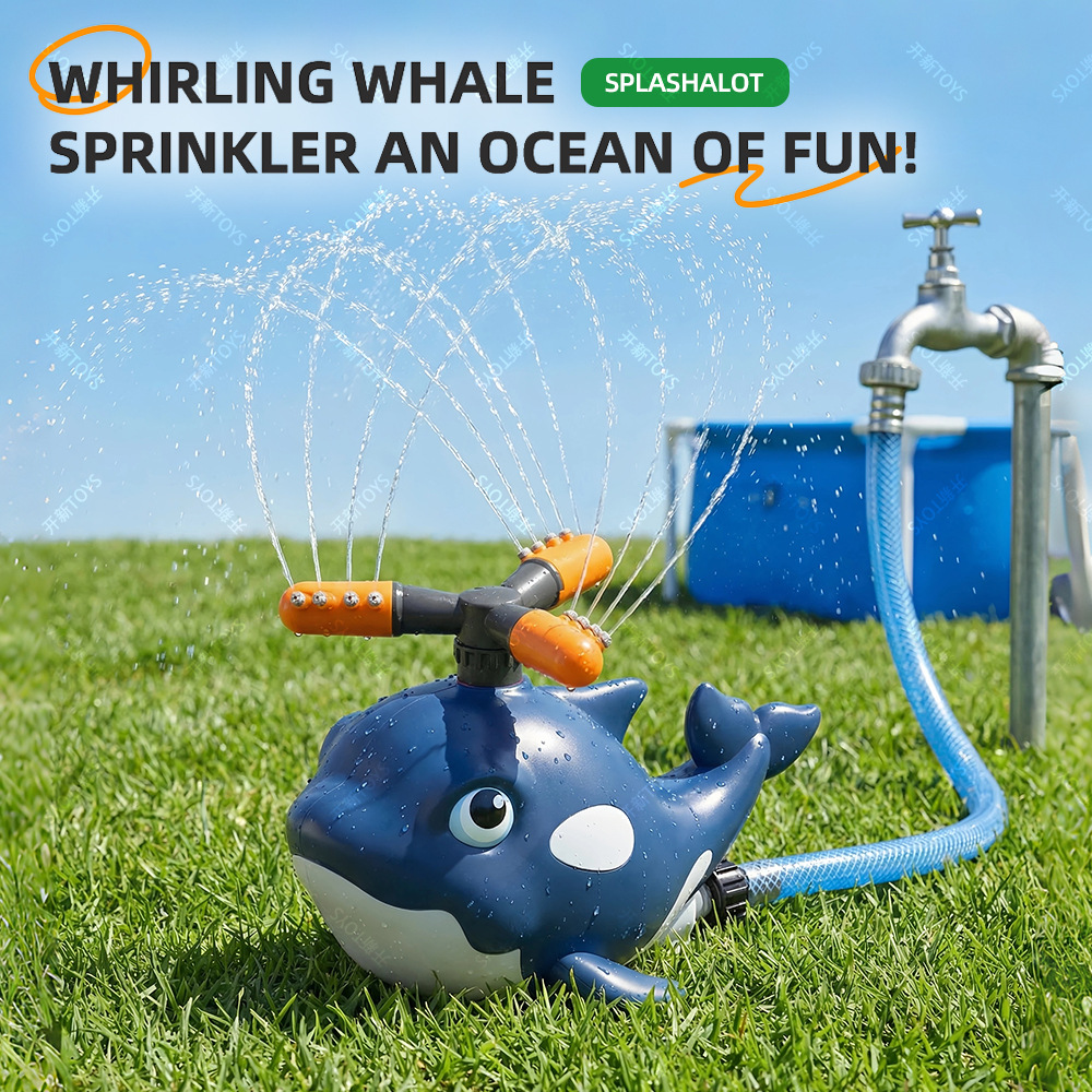 Cartoon Whale Sprinkler Outdoo - Kids Outdoor Yard Tools review and price
