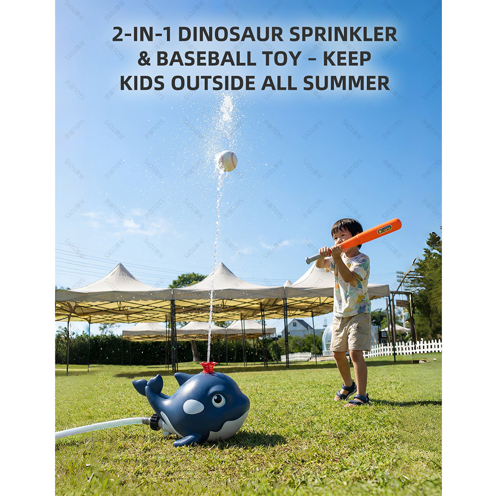 Cartoon Whale Sprinkler Outdoo - Kids Outdoor Yard Tools review and price