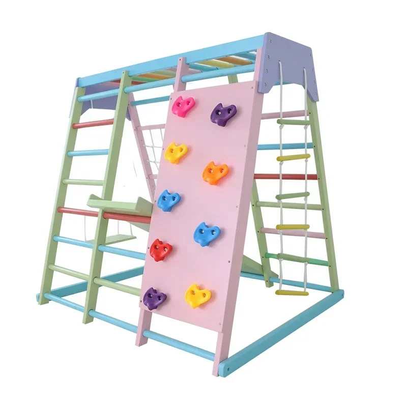 Kids Wooden Climbing Frame Ind - Kids Outdoor Climbing Frame review and price