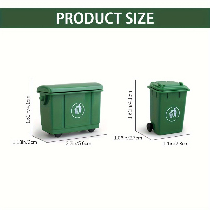 2 Pcs Simulation Curbside Tras - Kids Outdoor Doll House review and price
