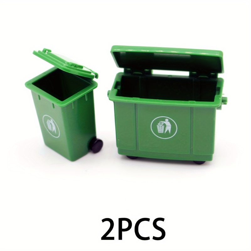 2 Pcs Simulation Curbside Tras - Kids Outdoor Doll House review and price
