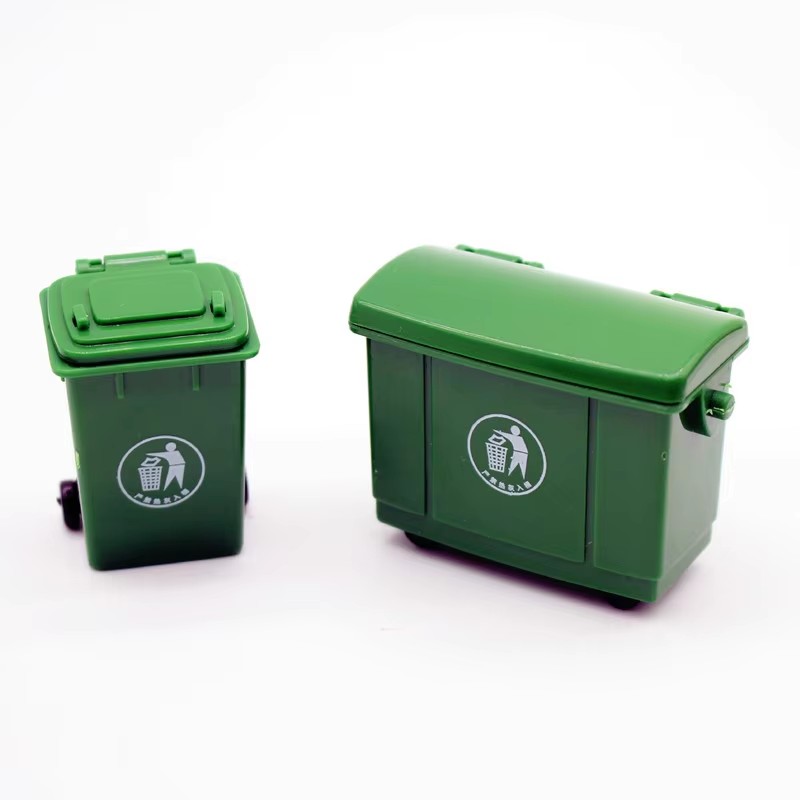 2 Pcs Simulation Curbside Tras - Kids Outdoor Doll House review and price