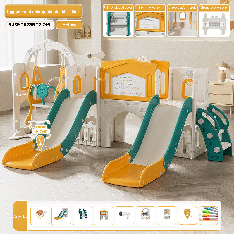 Double Slide Set Toddlers Indo - Kids Outdoor Climber review and price