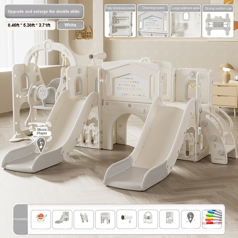 Double Slide Set Toddlers Indo - Kids Outdoor Climber review and price