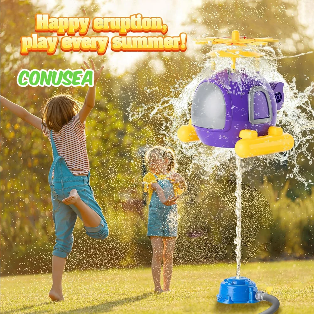 Helicopter Sprinkler Water Toy - Kids Outdoor Yard Tools review and price